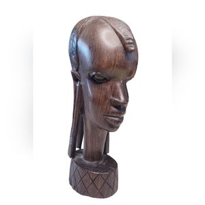 Vtg African Maasai Ebony Wood Sculpture